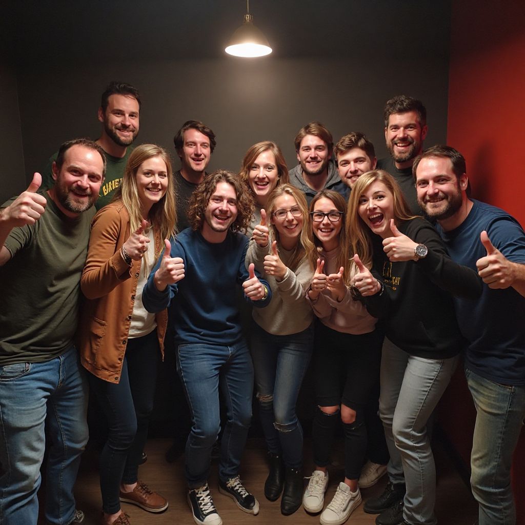 Successful Team Celebration